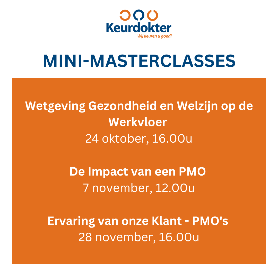 mini-masterclasses PMO's Keurdokter